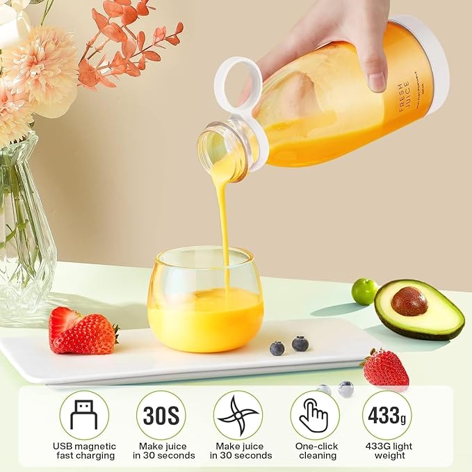 Electric Portable Mini Juicer Bottle
