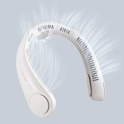 Personal Neck Fan – Bladeless, Quiet & Rechargeable for Daily Use
