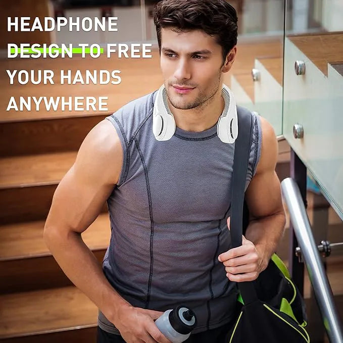 Personal Neck Fan – Bladeless, Quiet & Rechargeable for Daily Use