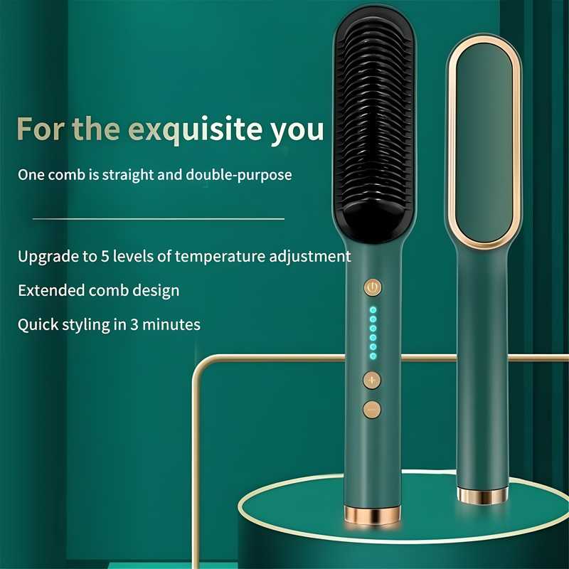 Professional Electric Hair Straightener Comb